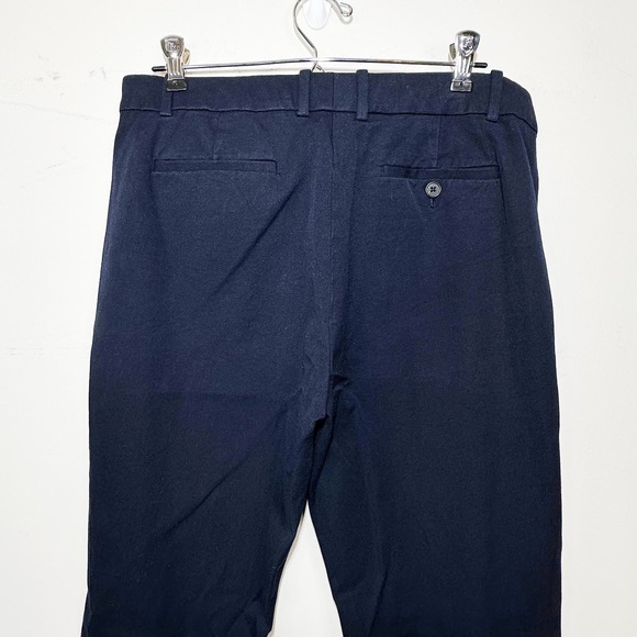 J. Crew Maddie Mid Rise Slim Straight Leg Pant Two Way Stretch Navy Women 8 - Picture 8 of 10